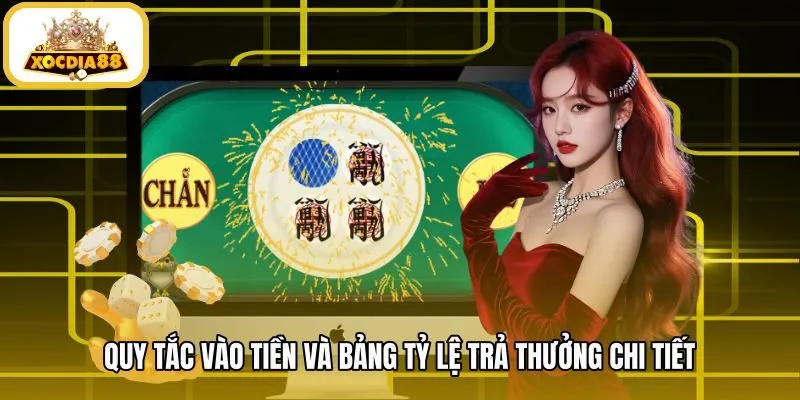 Tỷ lệ ăn cược Xóc Đĩa Vương Giả theo từng nhóm cửa